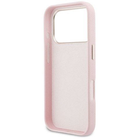 GUESS futerał do IPHONE 17 Pro GUHCP17L5PS4RGGP (PU FW Resin Logo) różowy