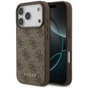 GUESS futerał do IPHONE 17 Pro GUHCP17LG4GFBR (PU 4G Classic) brązowy