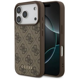 GUESS futerał do IPHONE 17 Pro GUHCP17LG4GFBR (PU 4G Classic) brązowy