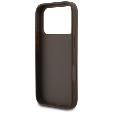 GUESS futerał do IPHONE 17 Pro GUHCP17LG4GFBR (PU 4G Classic) brązowy