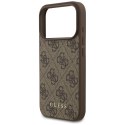 GUESS futerał do IPHONE 17 Pro GUHCP17LG4GFBR (PU 4G Classic) brązowy