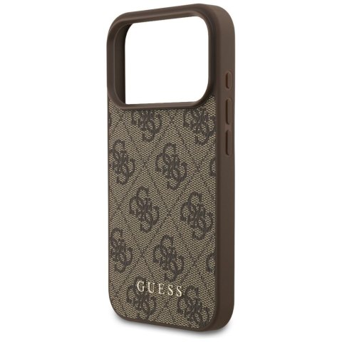 GUESS futerał do IPHONE 17 Pro GUHCP17LG4GFBR (PU 4G Classic) brązowy