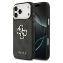 GUESS futerał do IPHONE 17 Pro Max GUHCP17X4GMGCGR (PU W/ Big 4G Classic Logo) złoto czarny