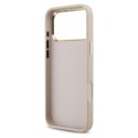GUESS futerał do IPHONE 17 Pro Max GUHCP17X4GMGCPI (PU W/ Big 4G Classic Logo) złoto różowy