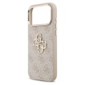 GUESS futerał do IPHONE 17 Pro Max GUHCP17X4GMGCPI (PU W/ Big 4G Classic Logo) złoto różowy