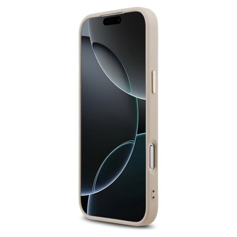 GUESS futerał do IPHONE 17 Pro Max GUHCP17X4GMGCPI (PU W/ Big 4G Classic Logo) złoto różowy
