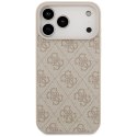 GUESS futerał do IPHONE 17 Pro Max GUHCP17XG4GFPI (PU 4G Classic) różowy