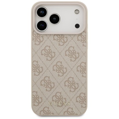 GUESS futerał do IPHONE 17 Pro Max GUHCP17XG4GFPI (PU 4G Classic) różowy