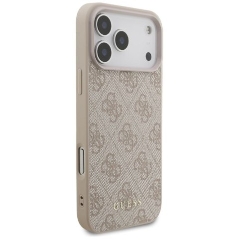 GUESS futerał do IPHONE 17 Pro Max GUHCP17XG4GFPI (PU 4G Classic) różowy