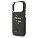 GUESS futerał do IPHONE 17 Pro Max GUHCP17XP4G4SMCK (PU W/ Big 4G Classic Logo) srebrno czarny