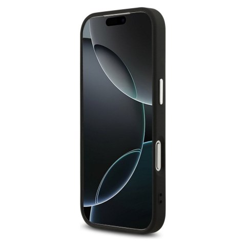 GUESS futerał do IPHONE 17 Pro Max GUHCP17XP4G4SMCK (PU W/ Big 4G Classic Logo) srebrno czarny