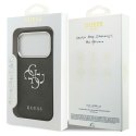 GUESS futerał do IPHONE 17 Pro Max GUHCP17XP4G4SMCK (PU W/ Big 4G Classic Logo) srebrno czarny