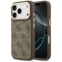 GUESS futerał do IPHONE 17 Pro kompatybilny z MagSafe GUHMP17LP4MSEGCW (PU 4G W/ Classic) brązowy