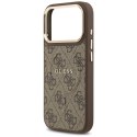 GUESS futerał do IPHONE 17 Pro kompatybilny z MagSafe GUHMP17LP4MSEGCW (PU 4G W/ Classic) brązowy