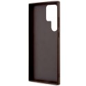 GUESS futerał do SAMSUNG S24 Ultra GUHCS24L4GMGBR (Leather 4G Metal Logo) brązowy