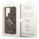 GUESS futerał do SAMSUNG S24 Ultra GUHCS24L4GMGBR (Leather 4G Metal Logo) brązowy