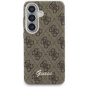 GUESS futerał do SAMSUNG S26 GUHMS26S5P4FWMSW (4G Script MagSafe) brązowy