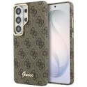 GUESS futerał do SAMSUNG S26 Ultra GUHMS26L5P4FWMSW (4G Script MagSafe) brązowy