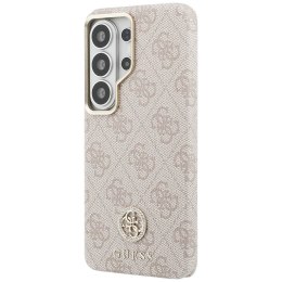 GUESS futerał do SAMSUNG S26 Ultra GUHMS26LP4GRMDEP (4G Rhinestone Round Logo MagSafe) różowy