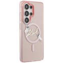 KARL LAGERFELD futerał do SAMSUNG S26 Ultra KLHMS26L5HKSCAP (Magnetic IML KC Script) różowy