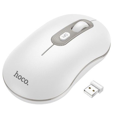 Myszka bezprzewodowa Hoco 2,4G 1600 dpi GM21 biała