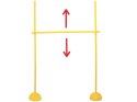 Regulowany Płotek do skakania 150 cm Przeszkoda dla Hobby Horse SP0861