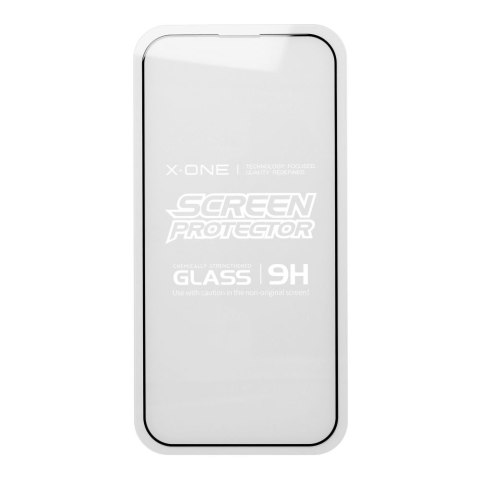 Szkło hartowane X-ONE Full Cover Extra Strong Crystal Clear - do iPhone 14 Pro Max (full glue) czarny