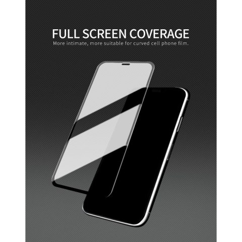 Szkło hartowane X-ONE Full Cover Extra Strong Crystal Clear - do iPhone 16 Pro/17/17 Pro (full glue) czarny