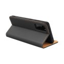 Etui z klapką na Samsung A05s Smart Pro Book skórzane czarne