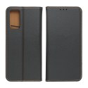 Etui z klapką na Samsung A05s Smart Pro Book skórzane czarne