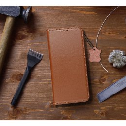 Etui z klapką na Samsung S25 ULTRA Smart Pro Book skórzane brązowe