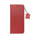 Etui z klapką na iPhone 11 Smart Pro Book skórzane bordowe