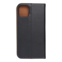Etui z klapką na iPhone 11 Smart Pro Book skórzane bordowe