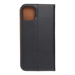 Etui z klapką na iPhone 11 Smart Pro Book skórzane bordowe