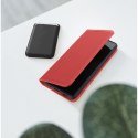 Etui z klapką na iPhone 11 Smart Pro Book skórzane bordowe