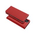 Etui z klapką na iPhone 11 Smart Pro Book skórzane bordowe