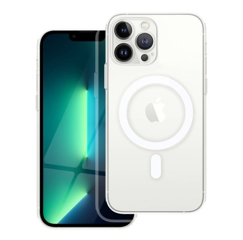 Futerał do iPhone 13 PRO MAX Clear Mag Cover (STR / CAMERA PROTECTION) zgodny z MagSafe transparentny
