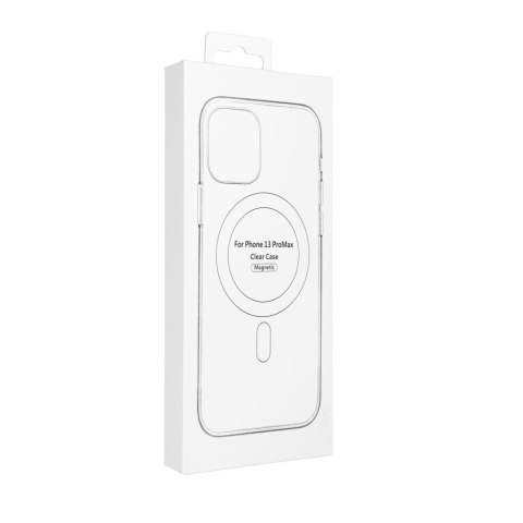 Futerał do iPhone 13 PRO MAX Clear Mag Cover (STR / CAMERA PROTECTION) zgodny z MagSafe transparentny