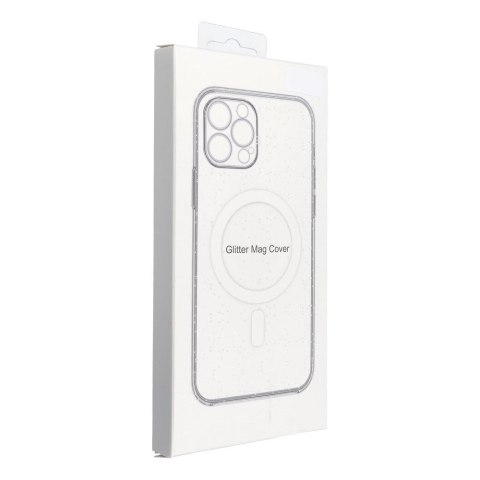 Futerał do iPhone 14 Clear Mag Cover (STR / CAMERA PROTECTION) zgodny z MagSafe transparentny glitter