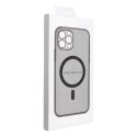 Futerał do iPhone 15 Clear Mag Cover (STR / CAMERA PROTECTION) zgodny z MagSafe czarny glitter