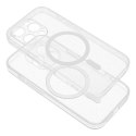 Futerał do iPhone 15 PRO Clear Mag Cover (STR / CAMERA PROTECTION) zgodny z MagSafe transparentny glitter