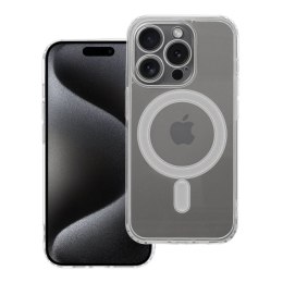 Futerał do iPhone 15 PRO Clear Mag Cover (STR / CAMERA PROTECTION) zgodny z MagSafe transparentny