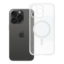 Futerał do iPhone 15 PRO MAX Clear Mag Cover (STR / CAMERA PROTECTION) zgodny z MagSafe transparentny glitter