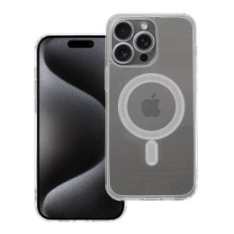 Futerał do iPhone 15 PRO MAX Clear Mag Cover (STR / CAMERA PROTECTION) zgodny z MagSafe transparentny