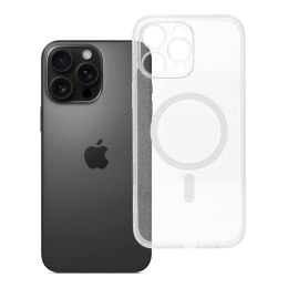 Futerał do iPhone 16 PRO MAX Clear Mag Cover (STR / CAMERA PROTECTION) zgodny z MagSafe transparentny glitter