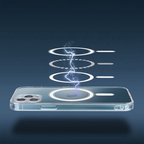 Futerał do iPhone 16 PRO MAX Clear Mag Cover (STR / CAMERA PROTECTION) zgodny z MagSafe transparentny