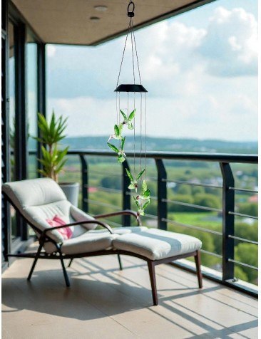 Girlanda ogrodowa solarna kolibry LED 80cm 2306