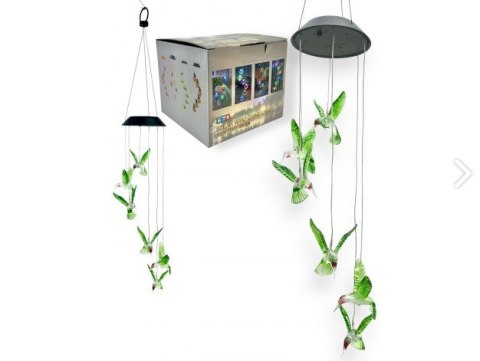 Girlanda ogrodowa solarna kolibry LED 80cm 2306