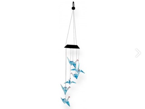 Girlanda ogrodowa solarna żuraw origami 78cm 6011
