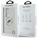 KARL LAGERFELD futerał do SAMSUNG S25 Ultra KLHMS25LHLSKCH (Magnetic IML Metal KC Heads) biały